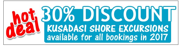 20% Discount for Kusadasi Shore Excursions